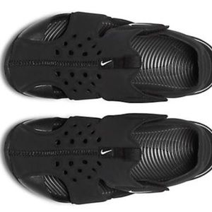 Nike Kids' Sunray Protect 2 PS Black Sandals